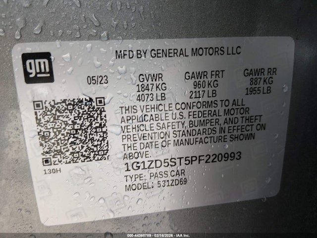 Chevrolet Malibu Fwd 1lt