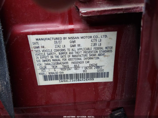 Nissan Altima 2.5 S