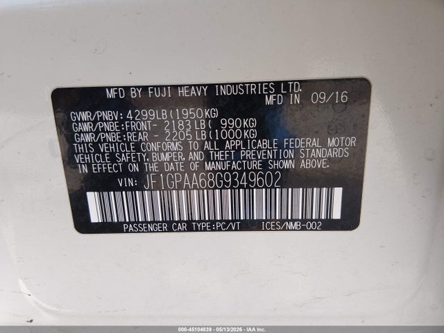 Subaru Impreza 2.0i