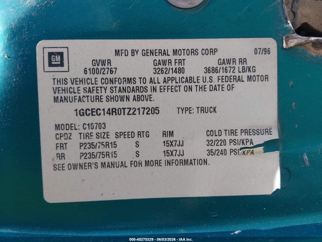 Chevrolet Gmt C1500