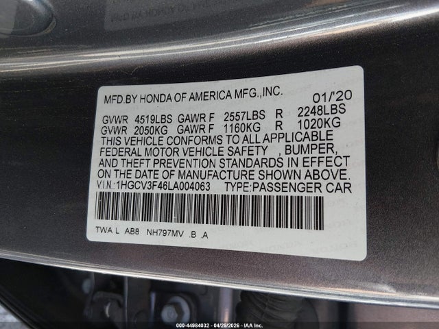 Honda Accord Ex