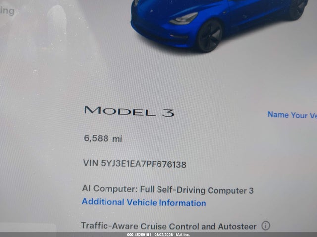 Tesla Model 3 Rear-wheel Drive