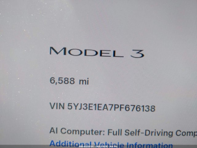 Tesla Model 3 Rear-wheel Drive
