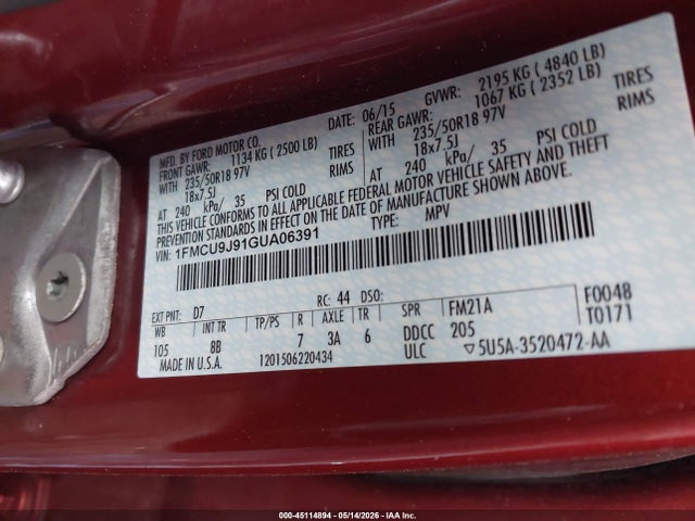 Ford Escape Titanium