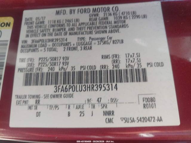 Ford Fusion Se