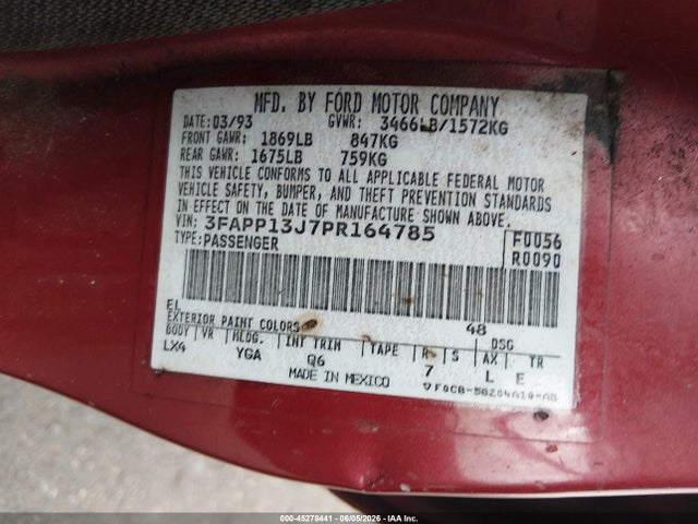Ford Escort Lx