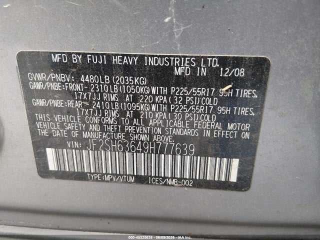 Subaru Forester 2.5x