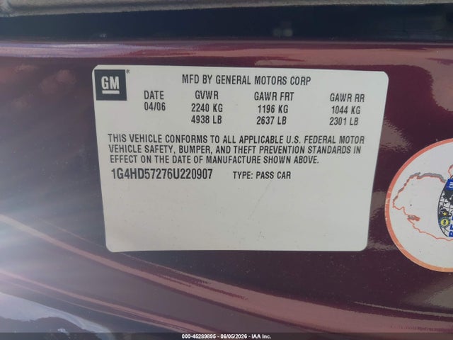 Buick Lucerne Cxl