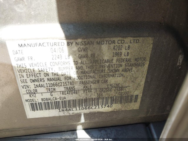 Nissan Altima 2.5 S