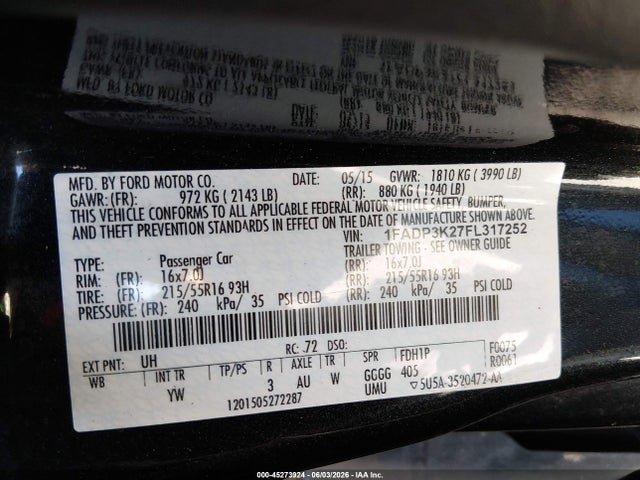 Ford Focus Se