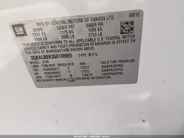 Chevrolet Equinox Ls