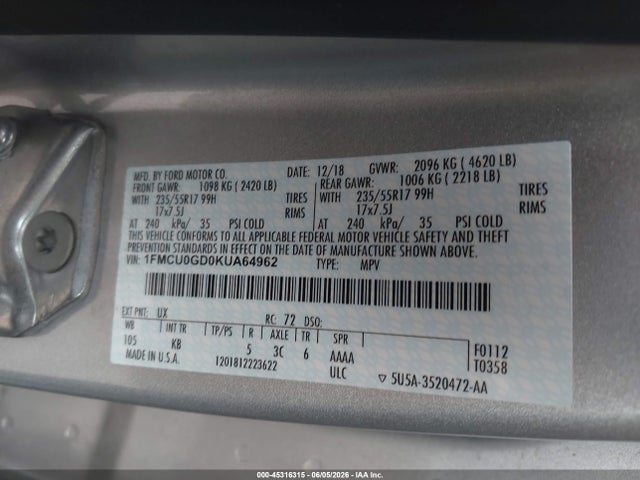 Ford Escape Se