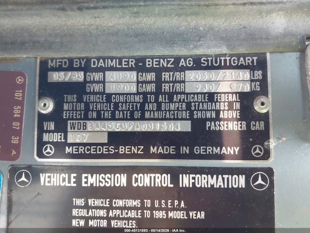 Mercedes-Benz 380 Sl