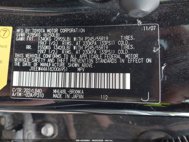 Toyota Highlander Limited