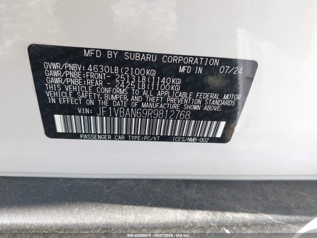Subaru WRX Limited