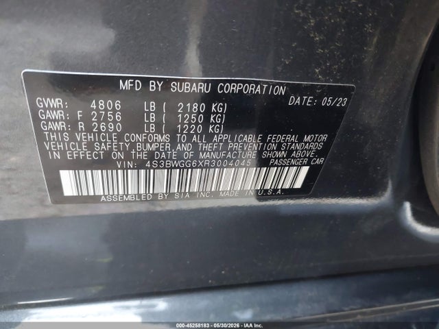 Subaru Legacy Sport