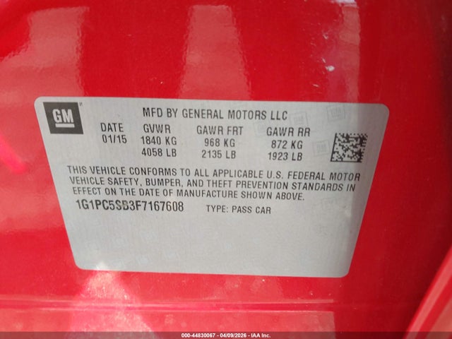 Chevrolet Cruze 1lt Auto