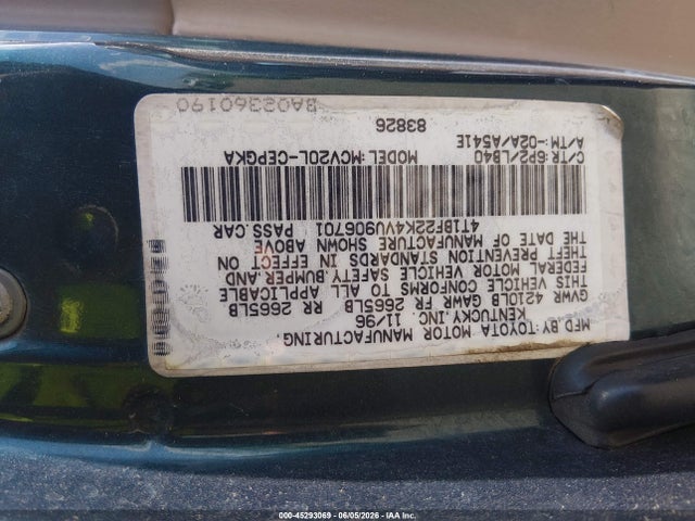 Toyota Camry Xle V6