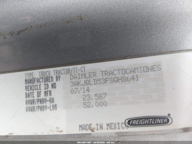 Freightliner Cascadia 125