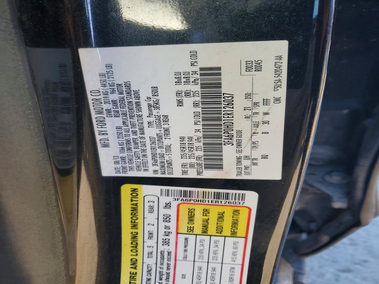 Ford Fusion Se