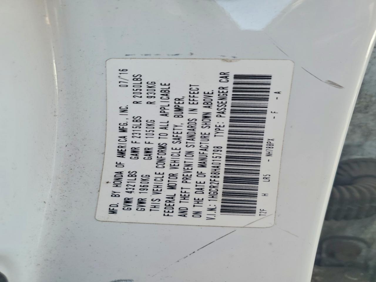 Honda Accord Exl