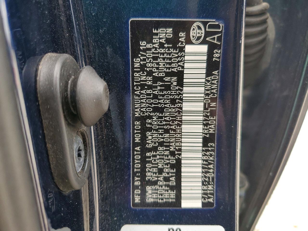 Toyota Corolla Le