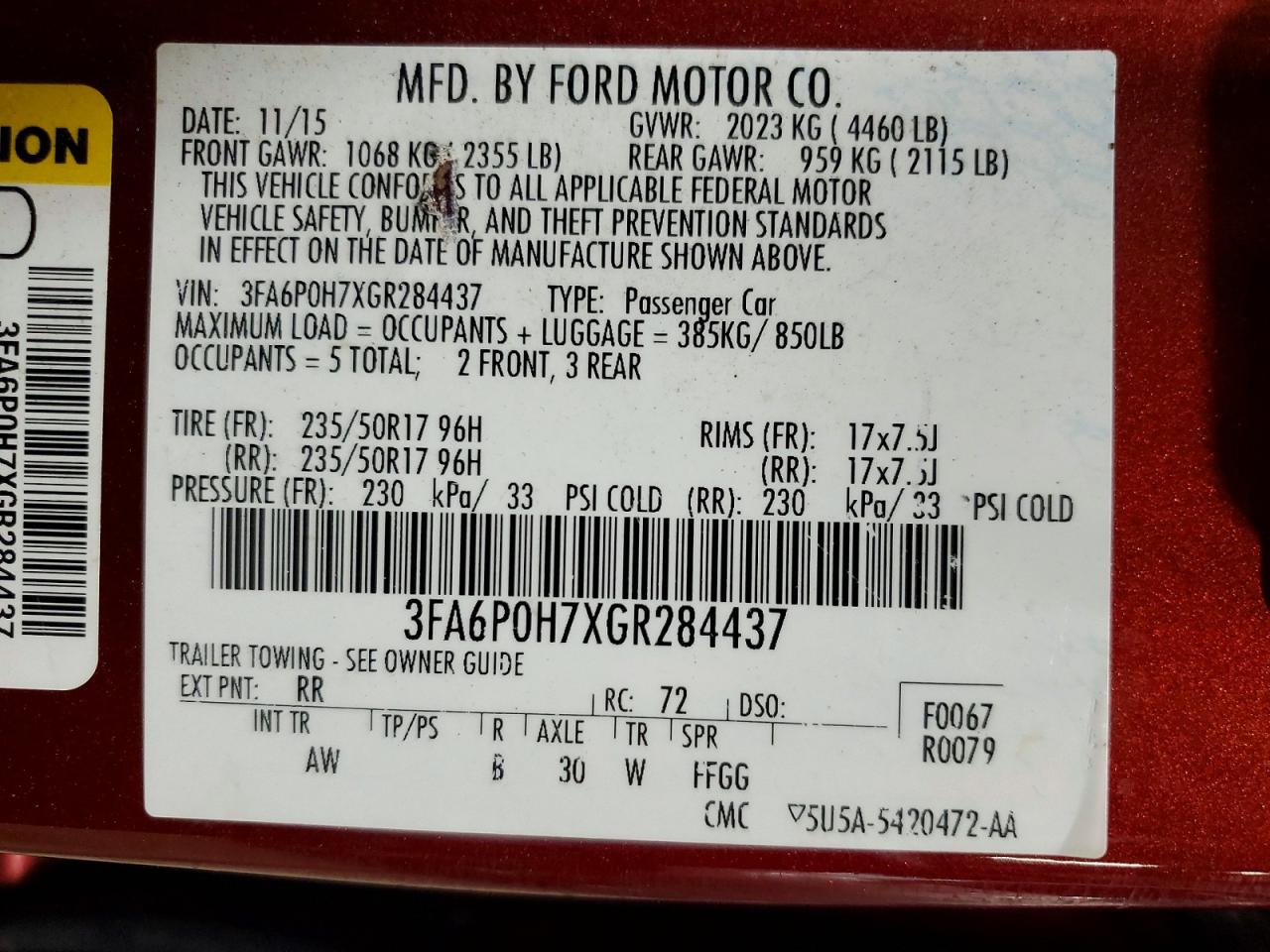 Ford Fusion Se