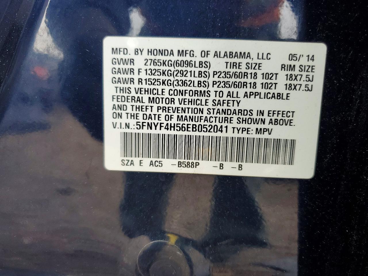 Honda Pilot Exl