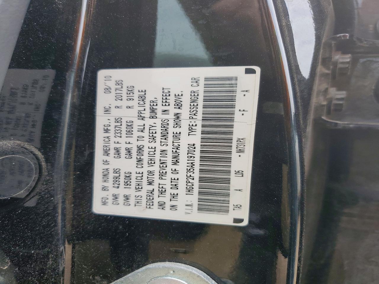 Honda Accord Lx