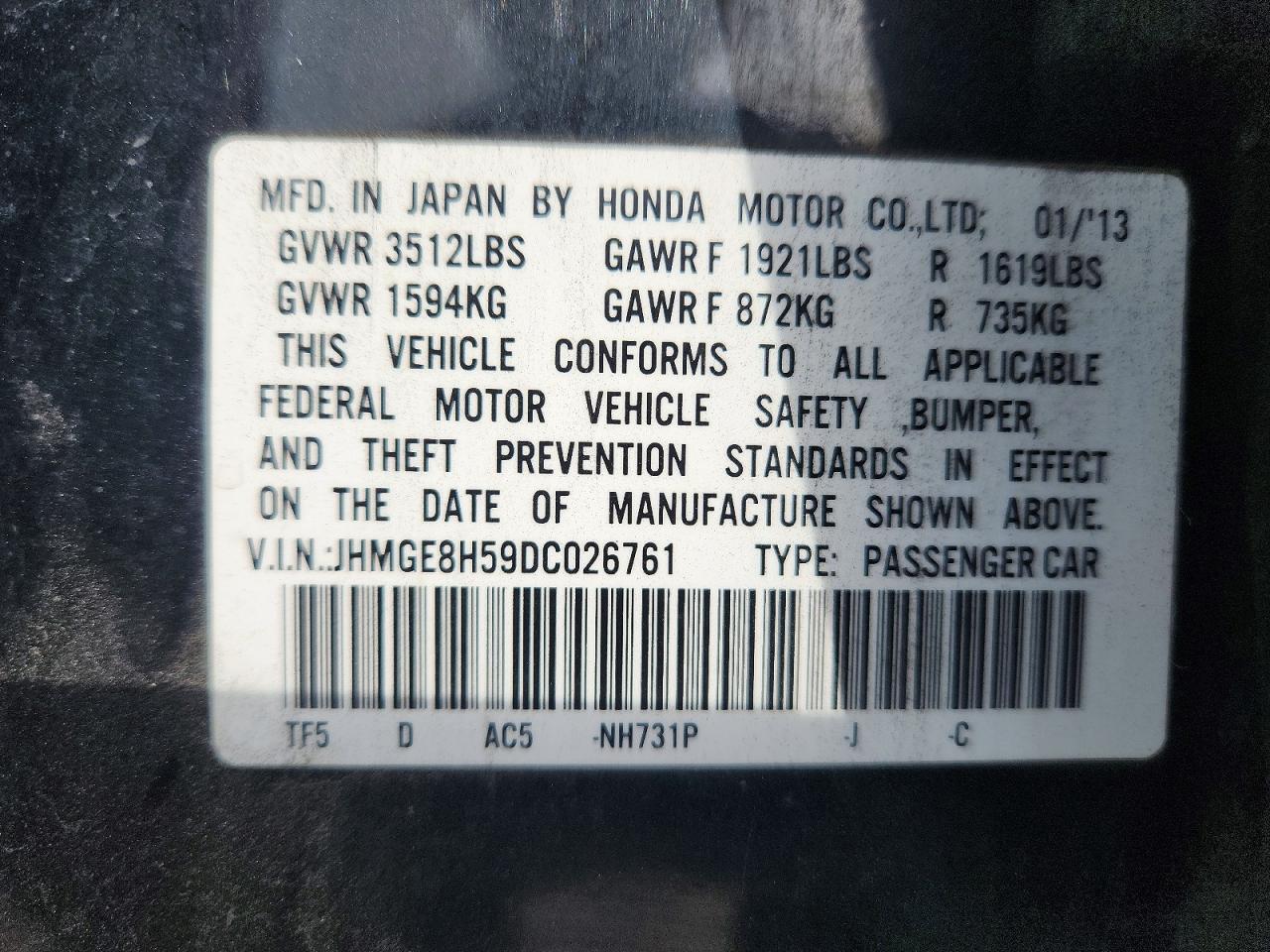 Honda Fit Sport
