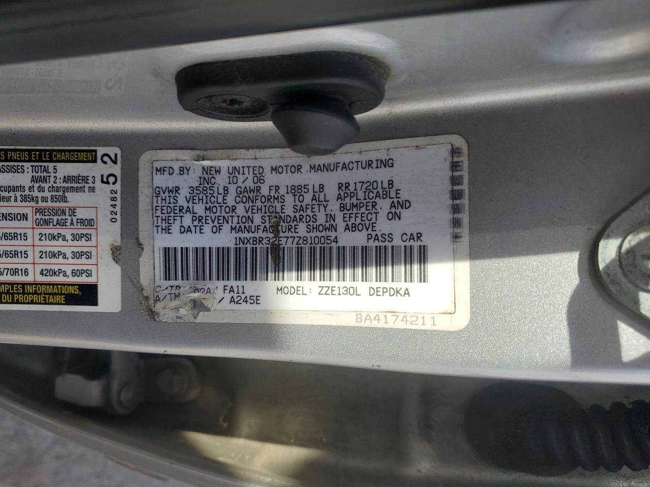 Toyota Corolla Ce
