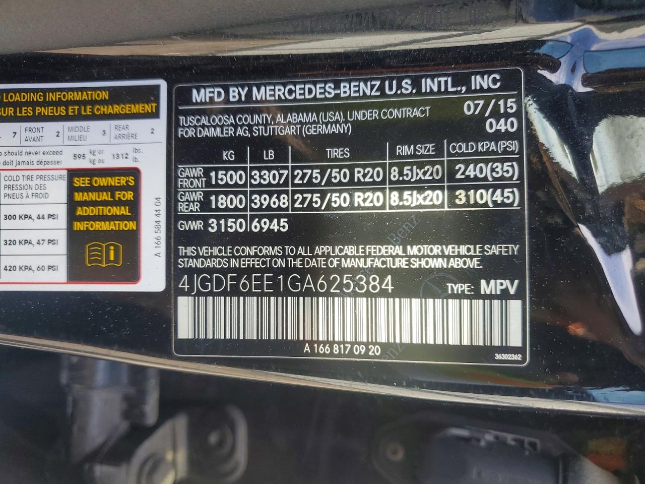 Mercedes-Benz G-Class 450 4matic