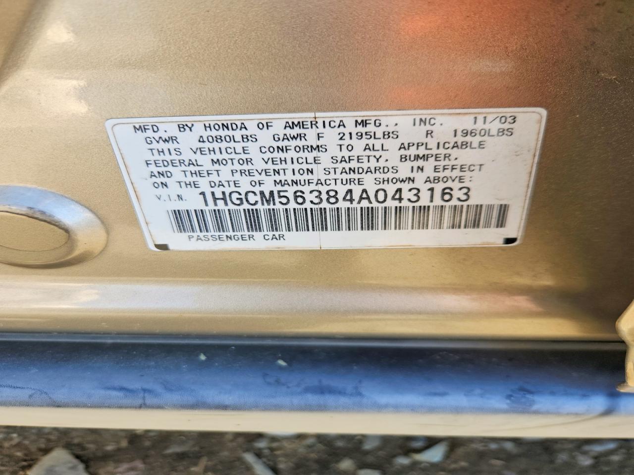 Honda Accord Lx