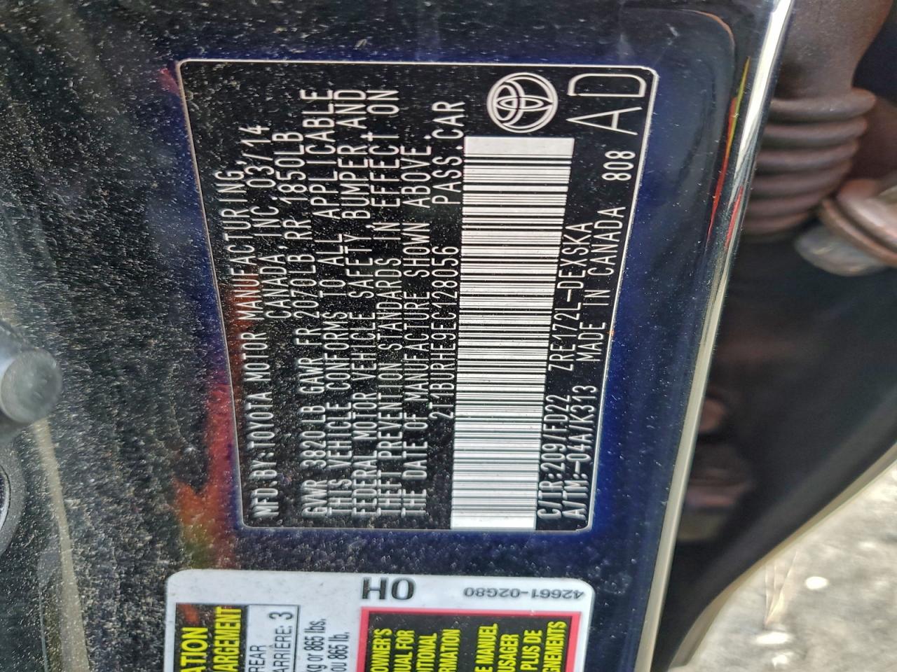 Toyota Corolla S Plus