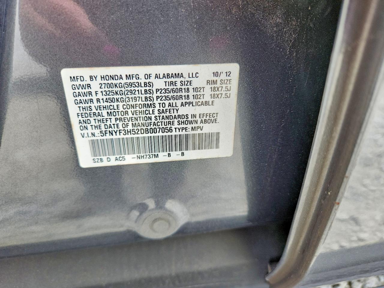 Honda Pilot Exl