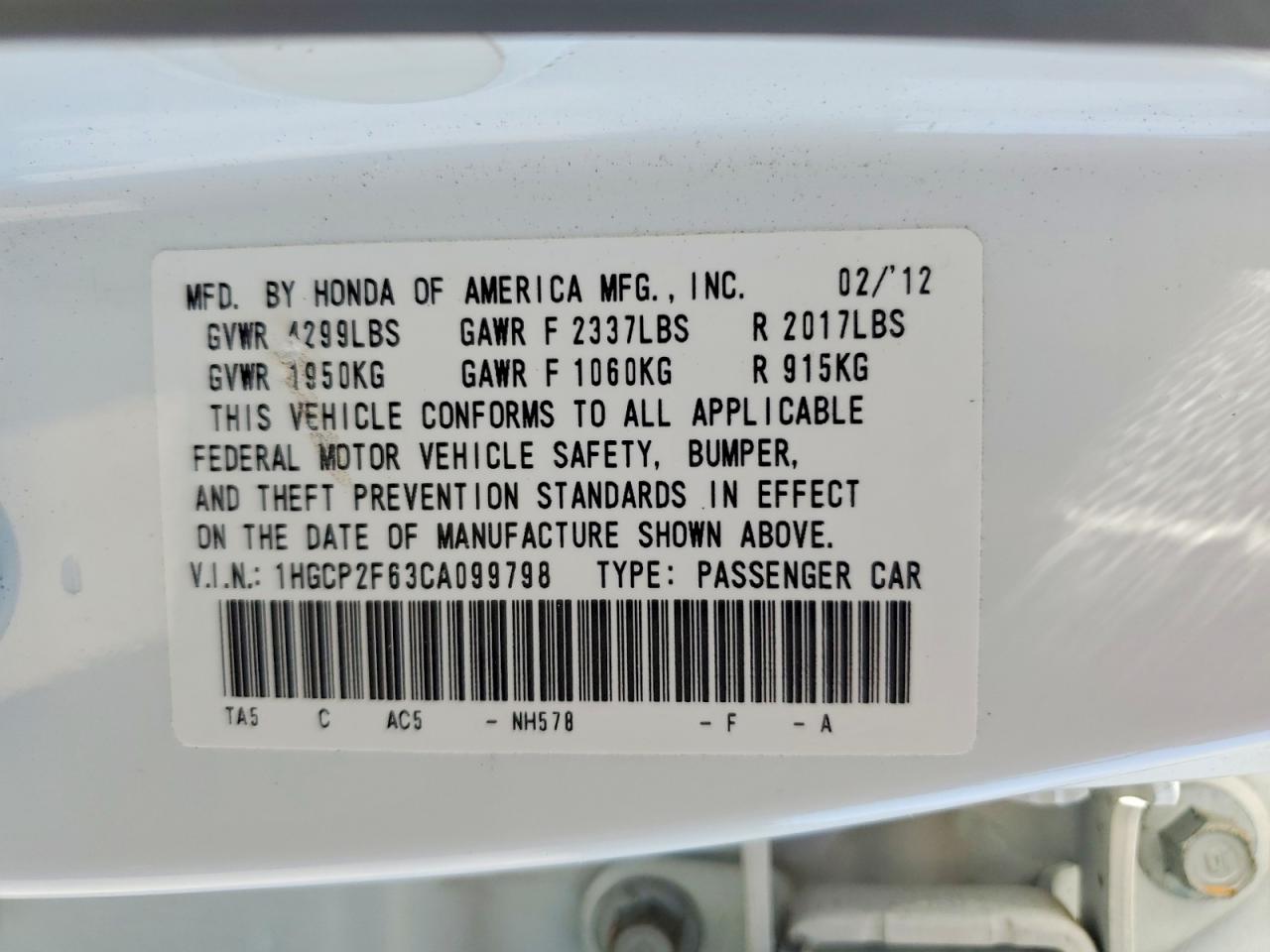 Honda Accord Se