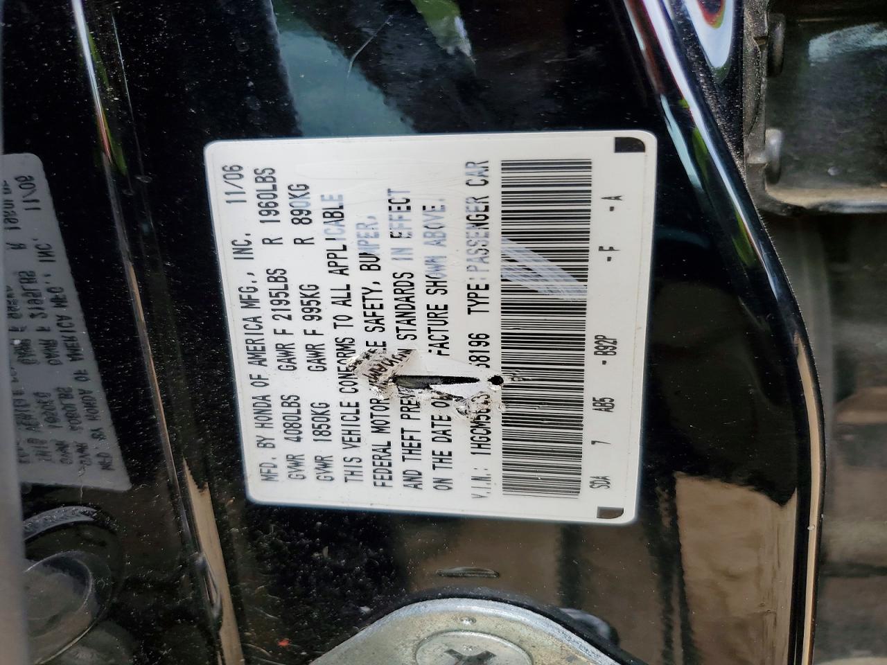 Honda Accord Lx