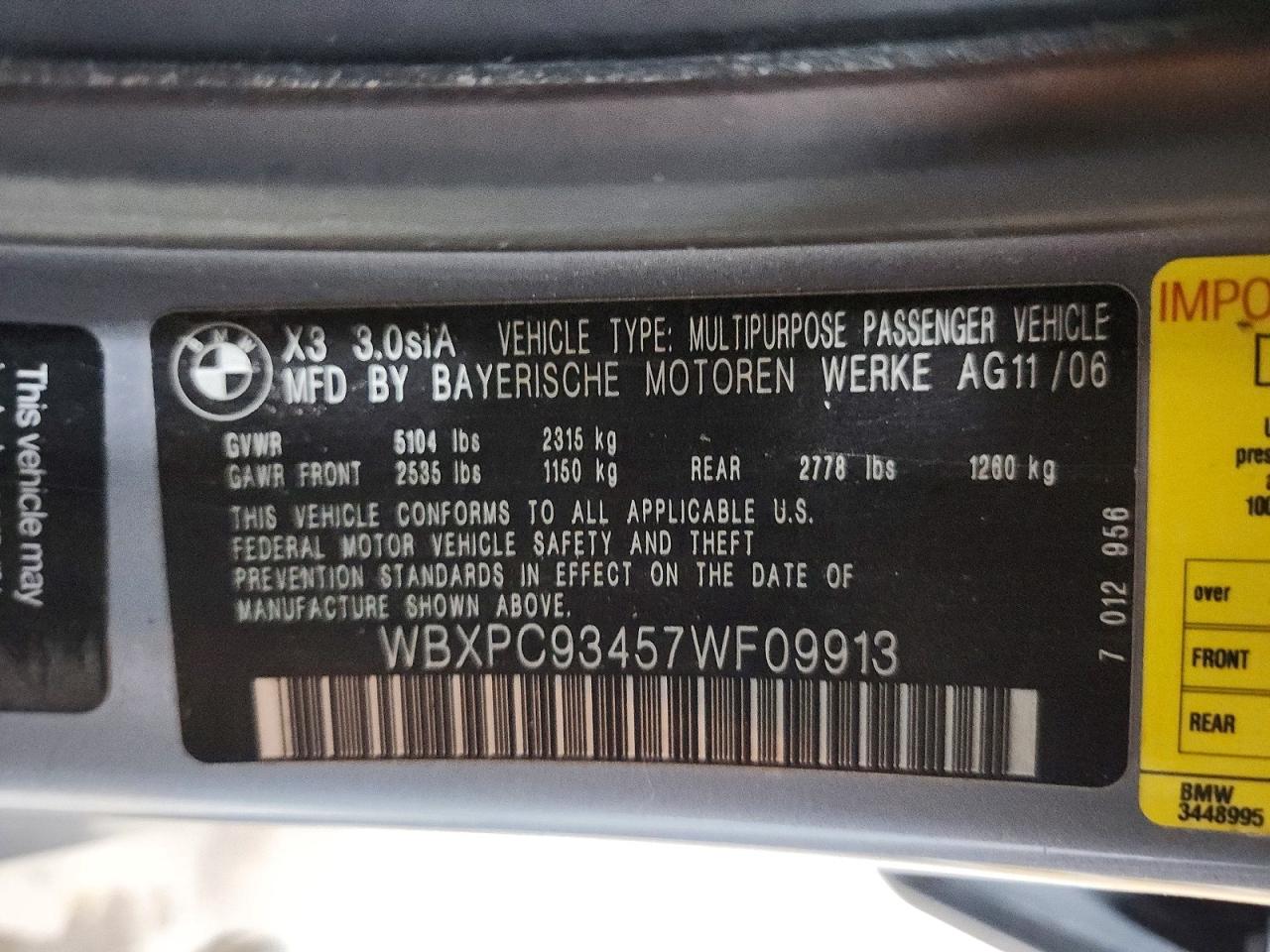 BMW X Series 3.0si