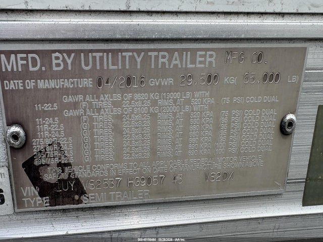 Utility Trailer Mfg Other