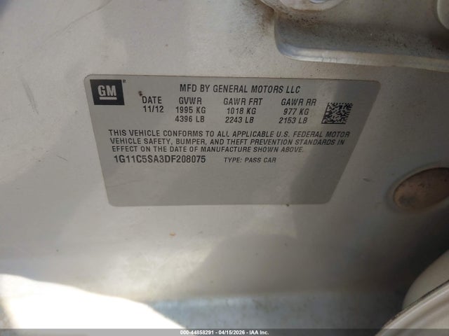 Chevrolet Malibu 1lt