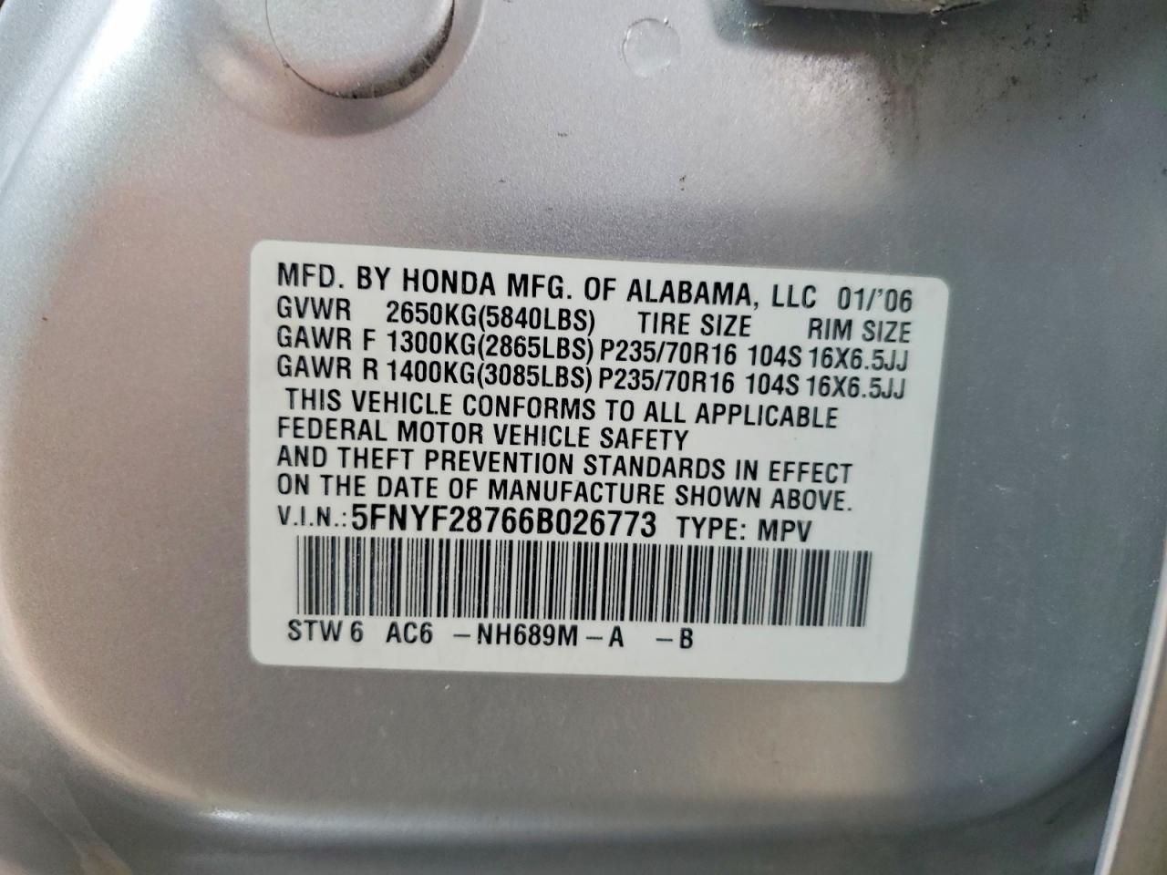Honda Pilot Ex