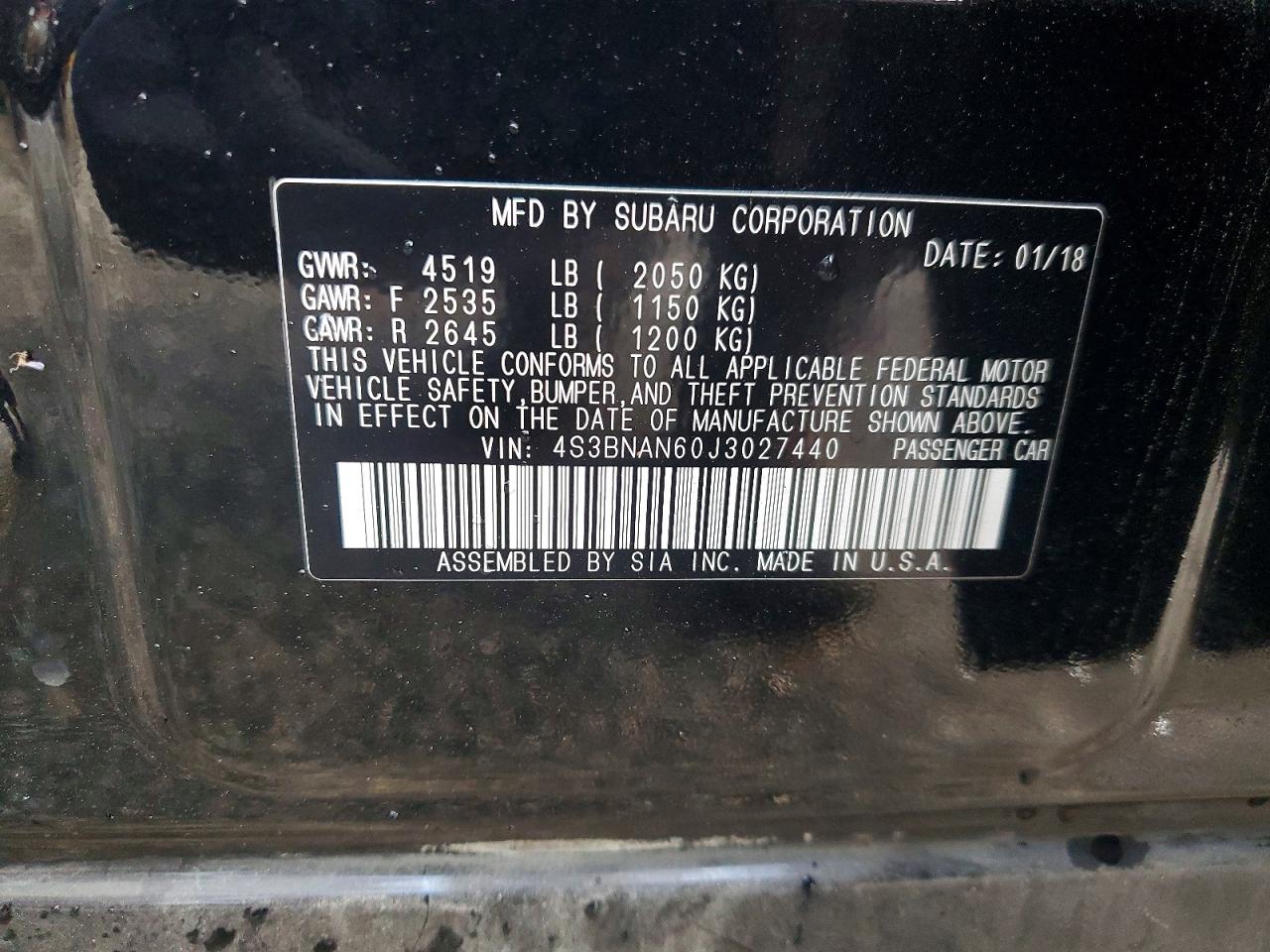 Subaru Legacy 2.5i Limited