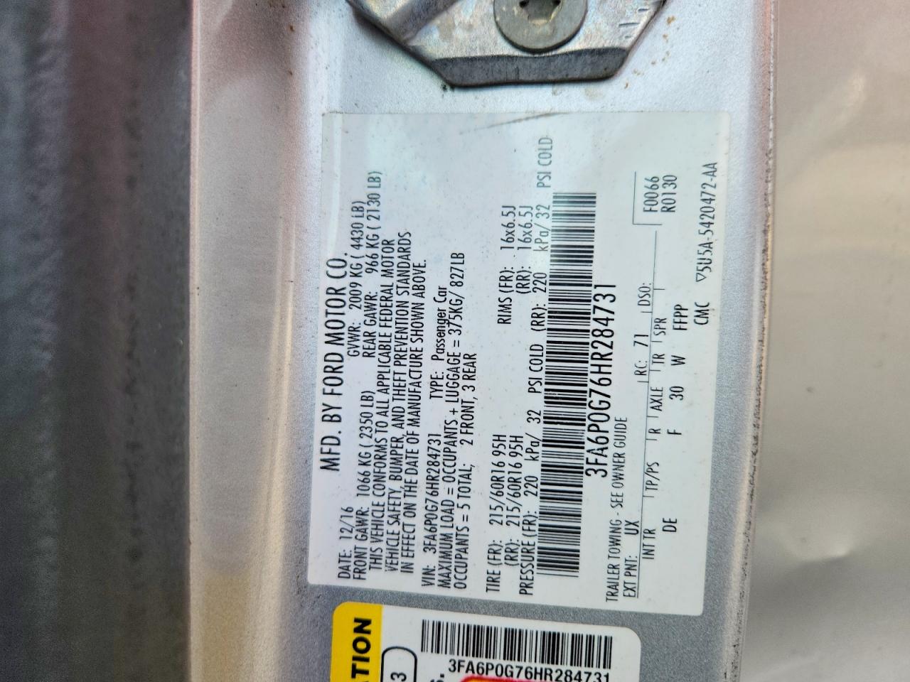 Ford Fusion S