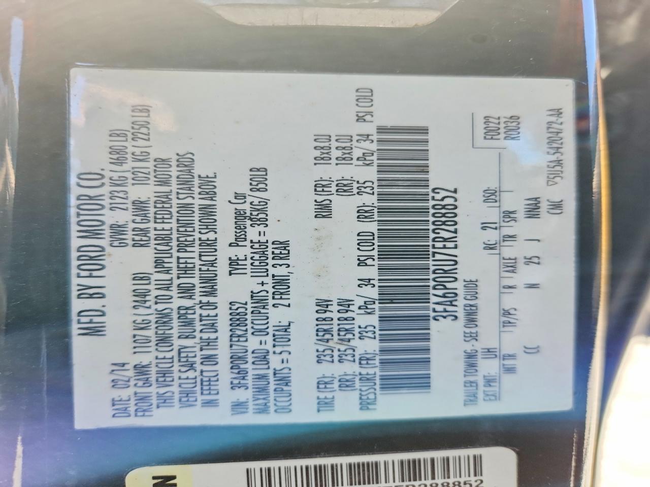 Ford Fusion Titanium Hev
