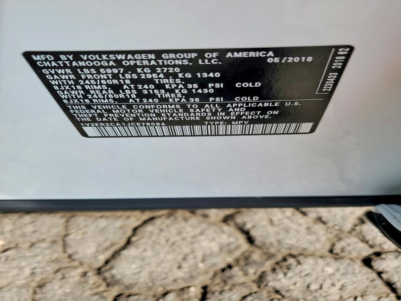 Volkswagen Atlas Se
