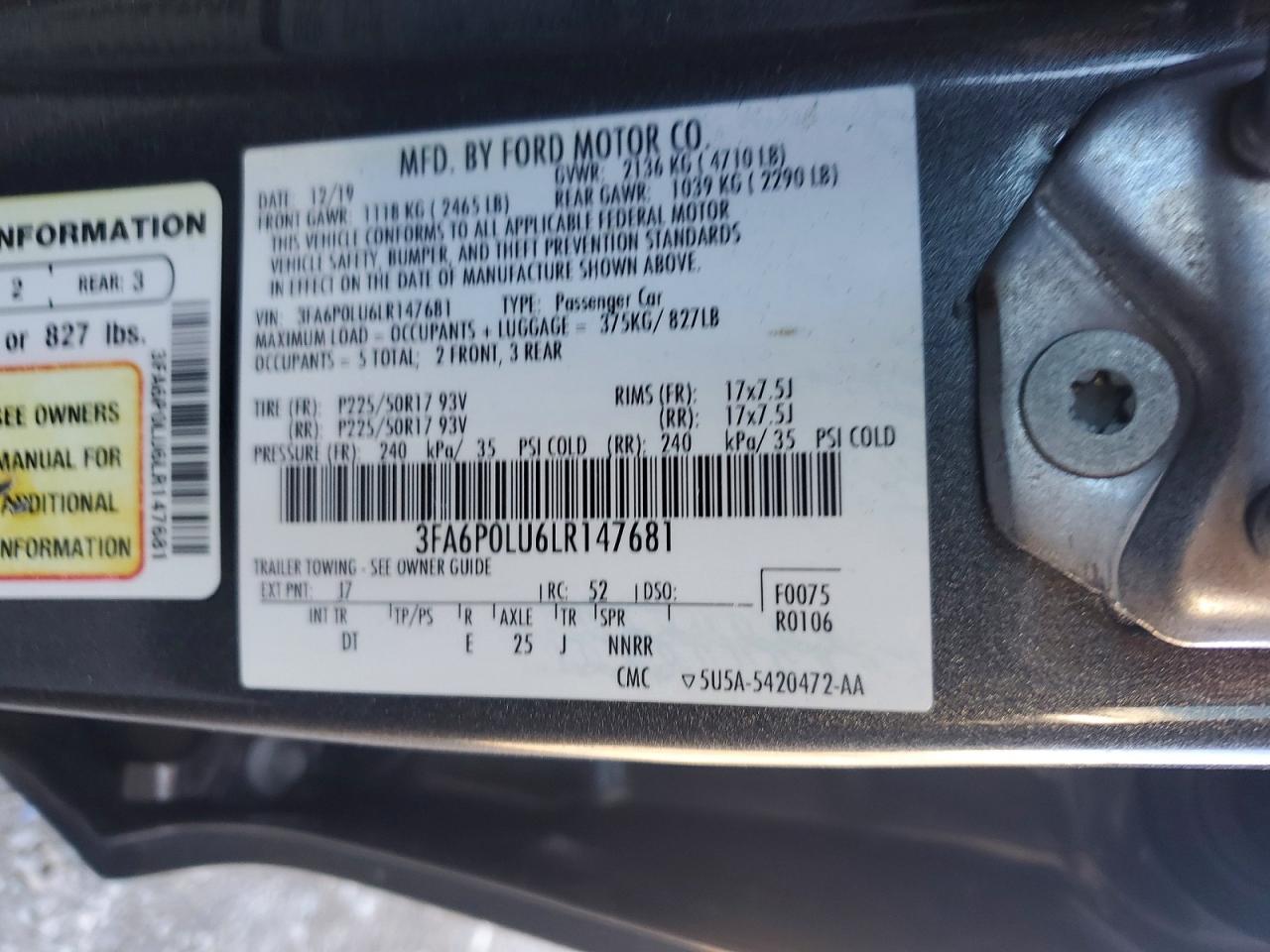 Ford Fusion Se