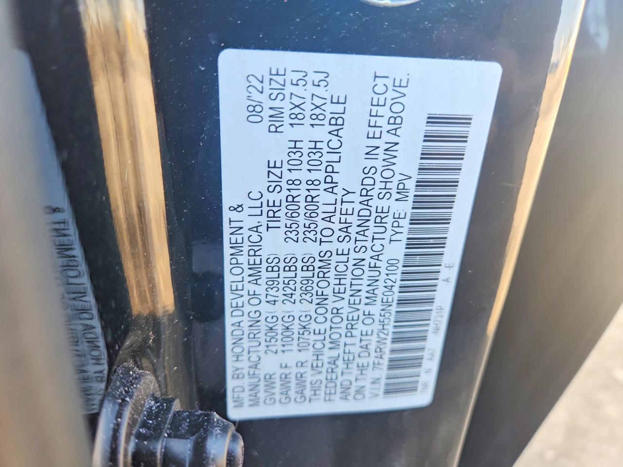 Honda Crv Ex