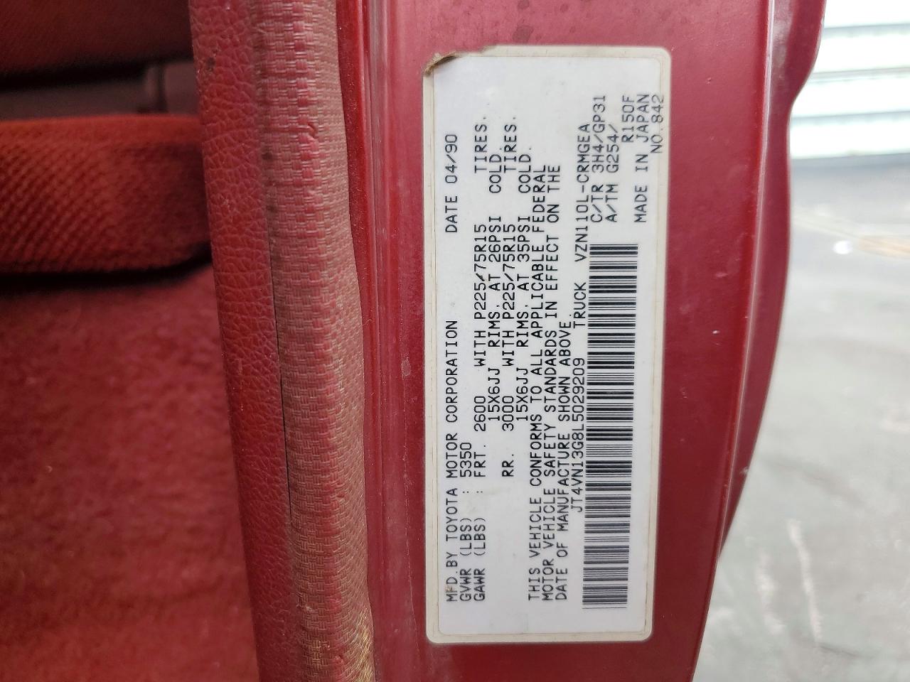 Toyota Pickup 1 Ton Long Bed Dlx