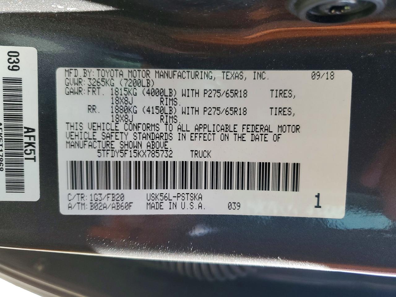 Toyota Tundra Crewmax Sr5