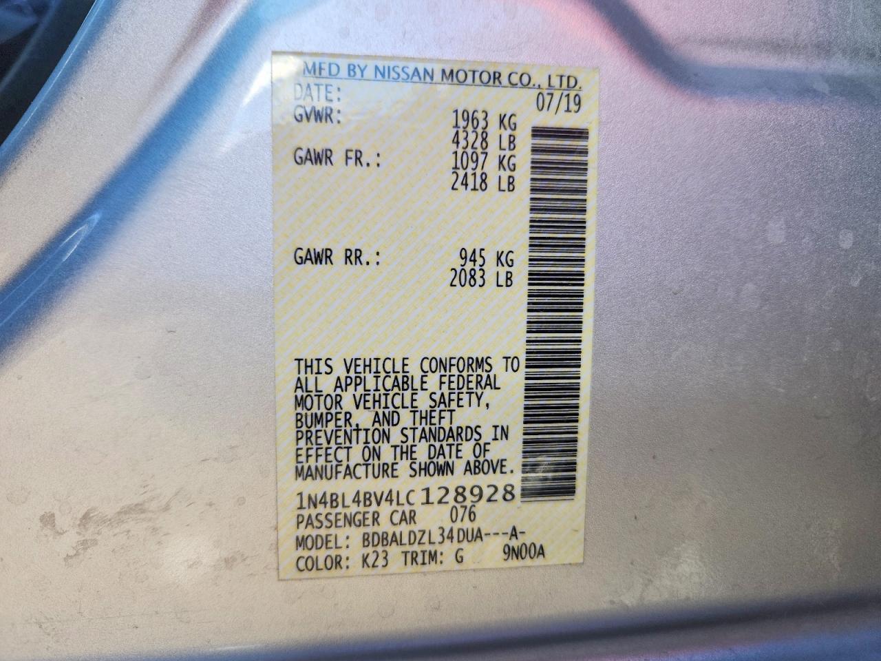 Nissan Altima S